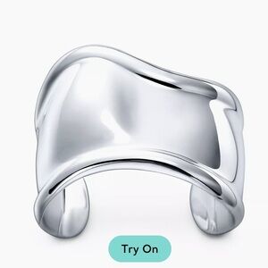 Tiffany: Small Bone Cuff (Elsa Peretti); Sterling Silver